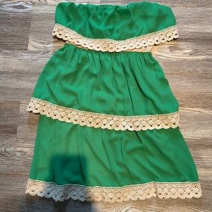 Strapless dress